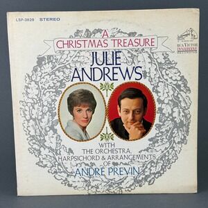 RCA Victor A Christmas Treasure Julie Andrews LP Vinyl 12" 1967 Stereo VERY GOOD